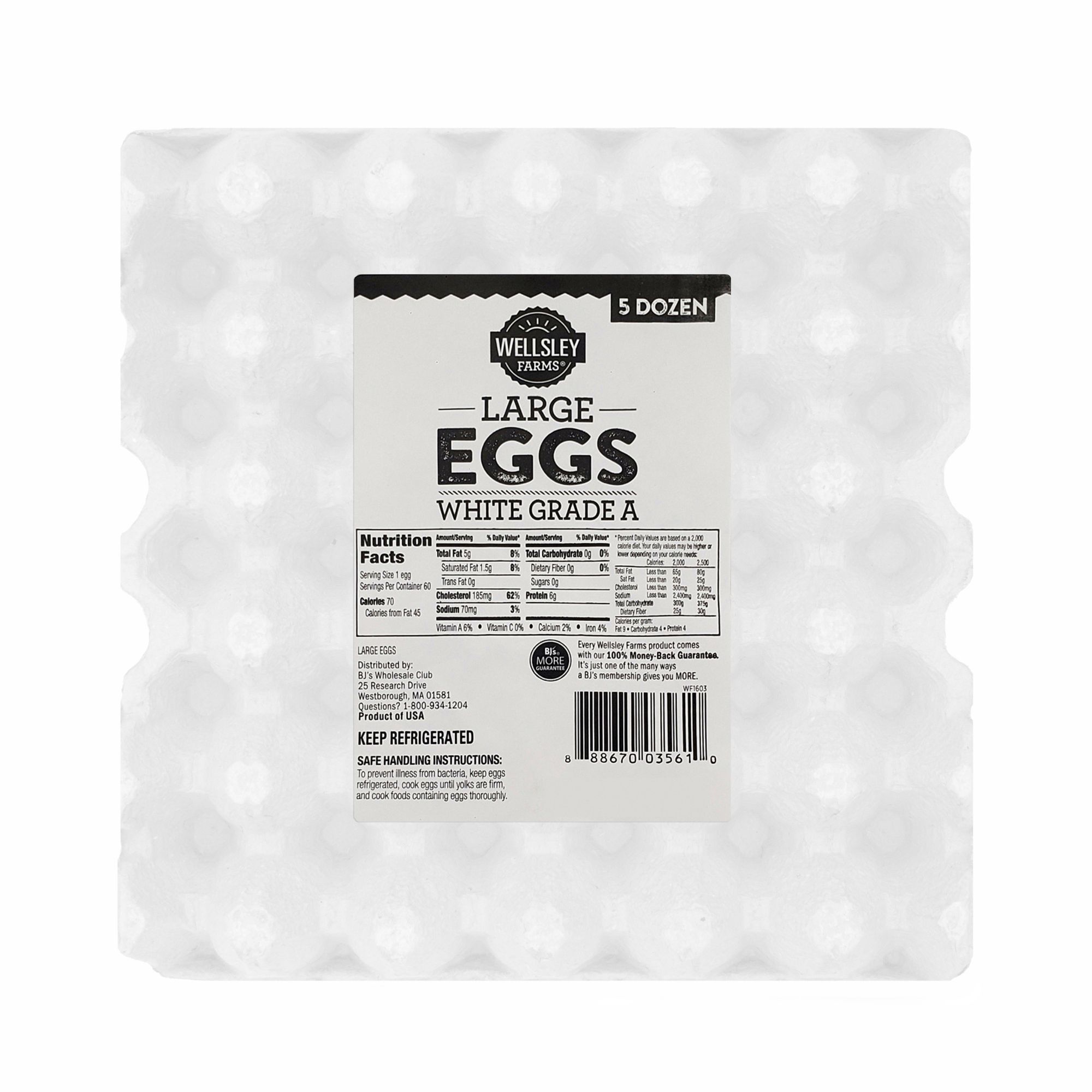 Pete and Gerry's and Wellsley Farms Organic Eggs, 18 ct.