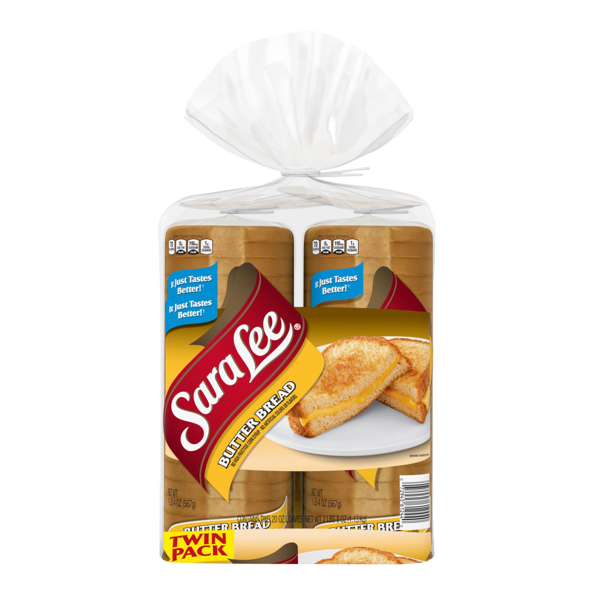 Sara Lee 100% Whole Wheat Bread, 2 pk./20 oz.