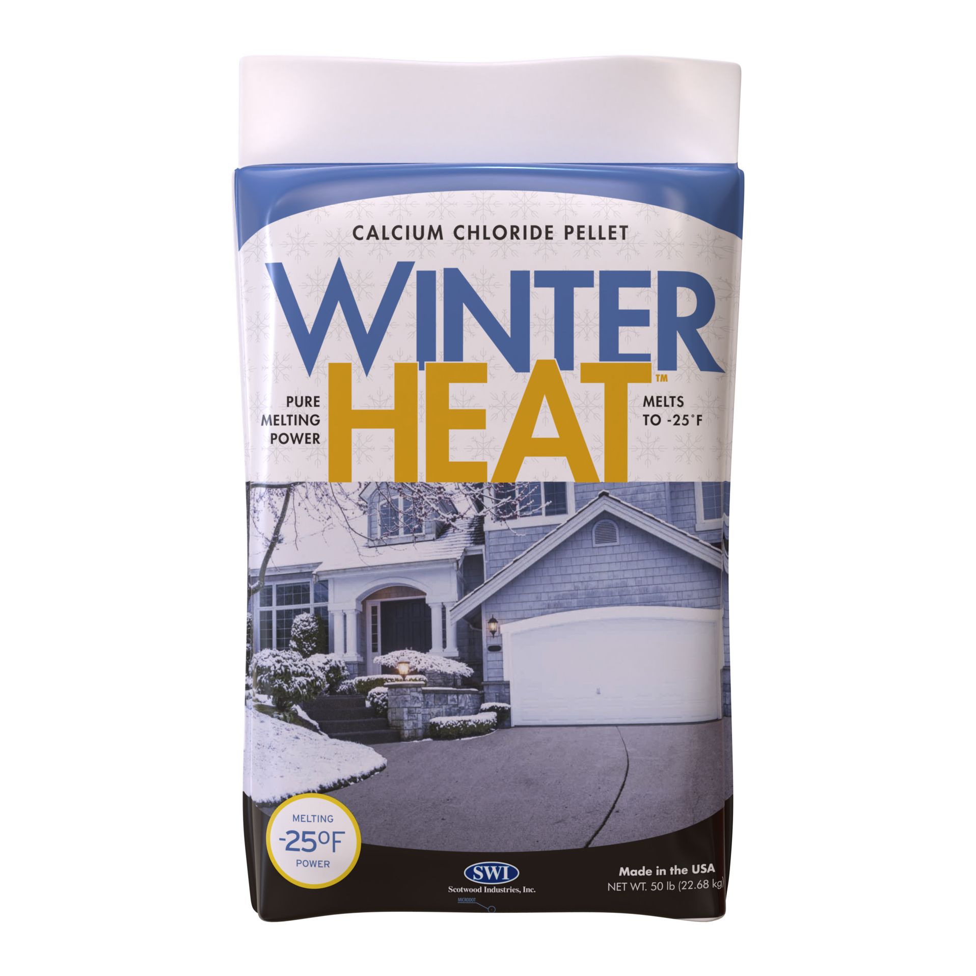 Winter Heat Calcium Chloride Pellets, 50 lbs.