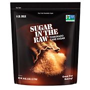 Sugar In The Raw Turbinado Cane Sugar, 6 lbs.