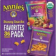 Annie's Organic Bunny Snacks Variety Pack, 36 ct.