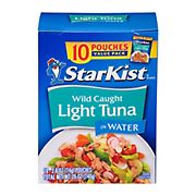 Starkist Chunk Light Tuna in Water Pouches, 10 ct./2.6 oz.