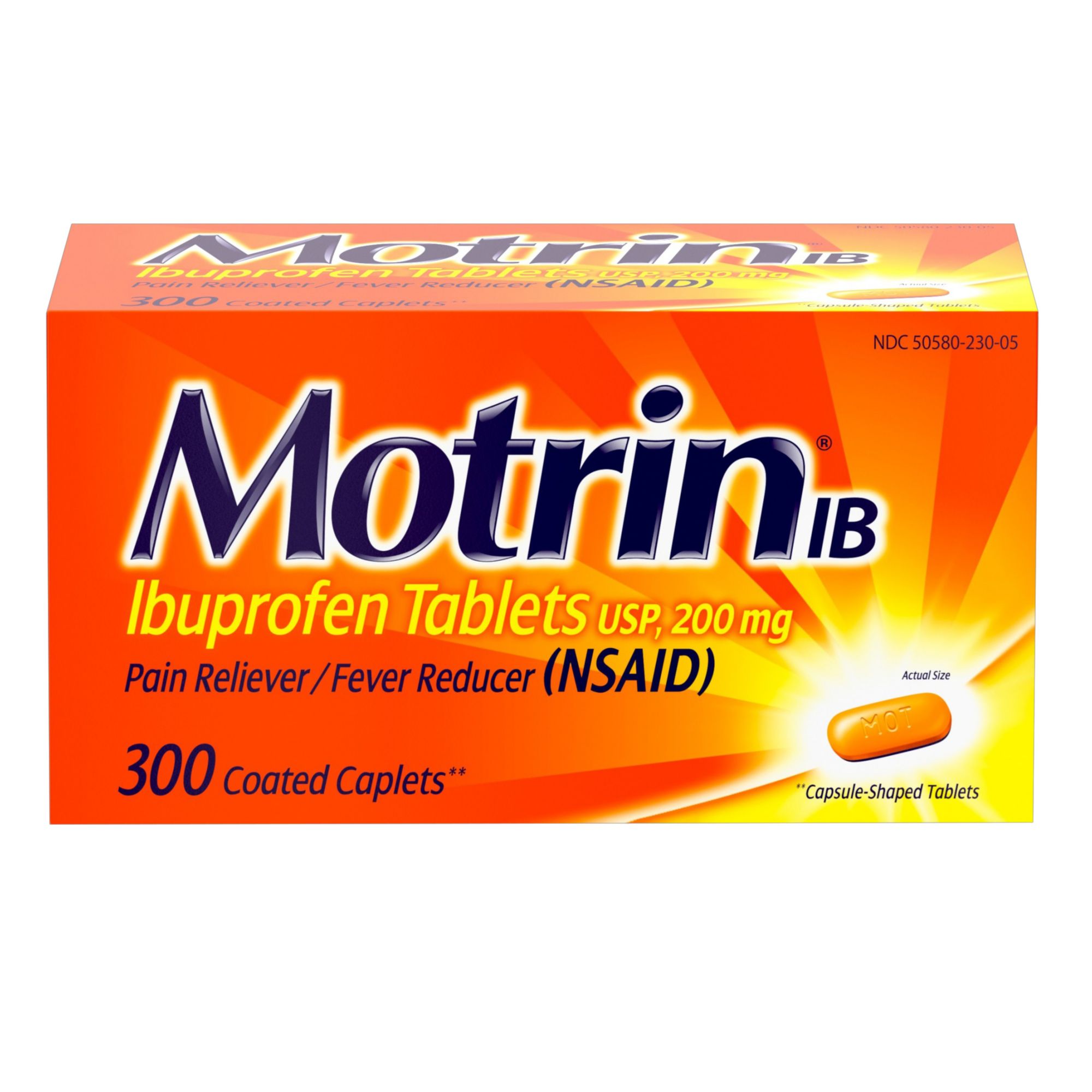 Motrin IB Ibuprofen, Aches and Pain Relief 300 ct.