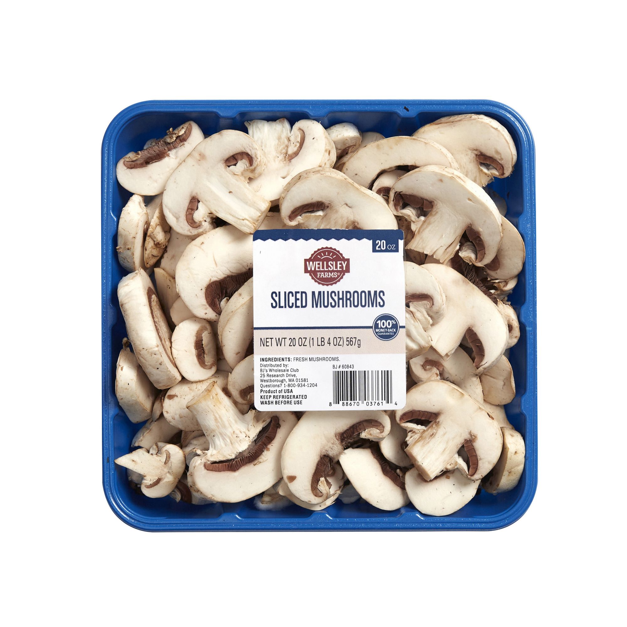 Wellsley Farms Sliced Mushrooms, 20 oz.