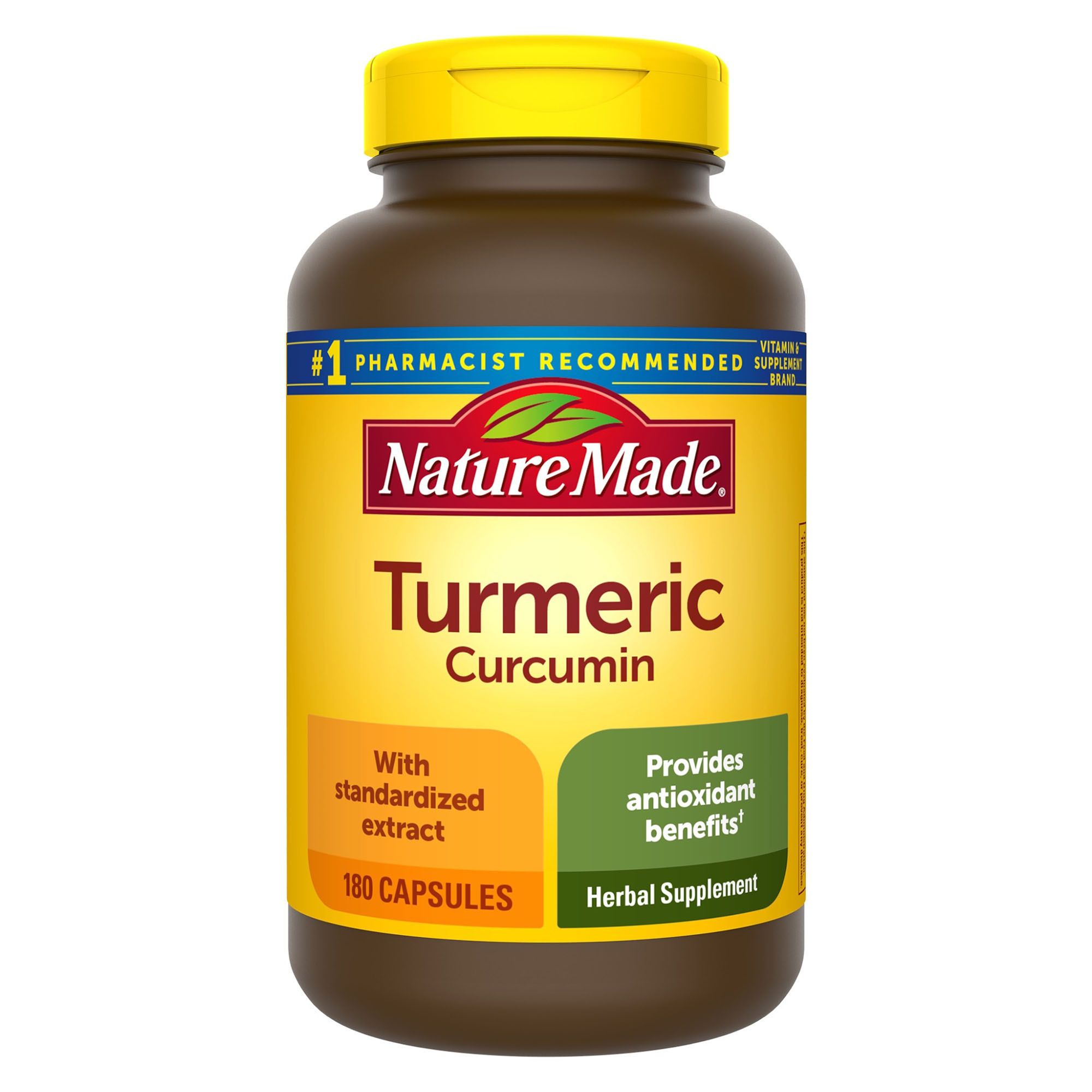 Nature Made Turmeric 500 mg Capsules, 180 ct.