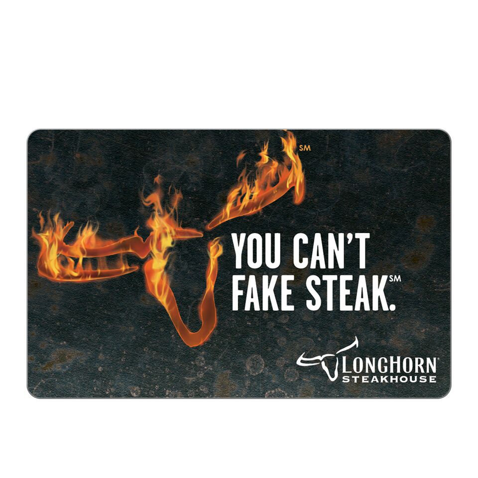 $25 Darden Longhorn Steakhouse Gift Card