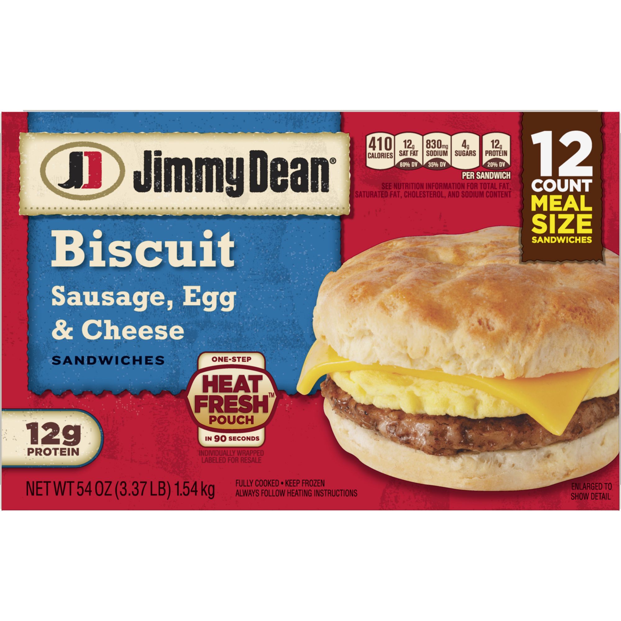 Jimmy Dean Breakfast Sandwich Nutrition Label – Runners High Nutrition