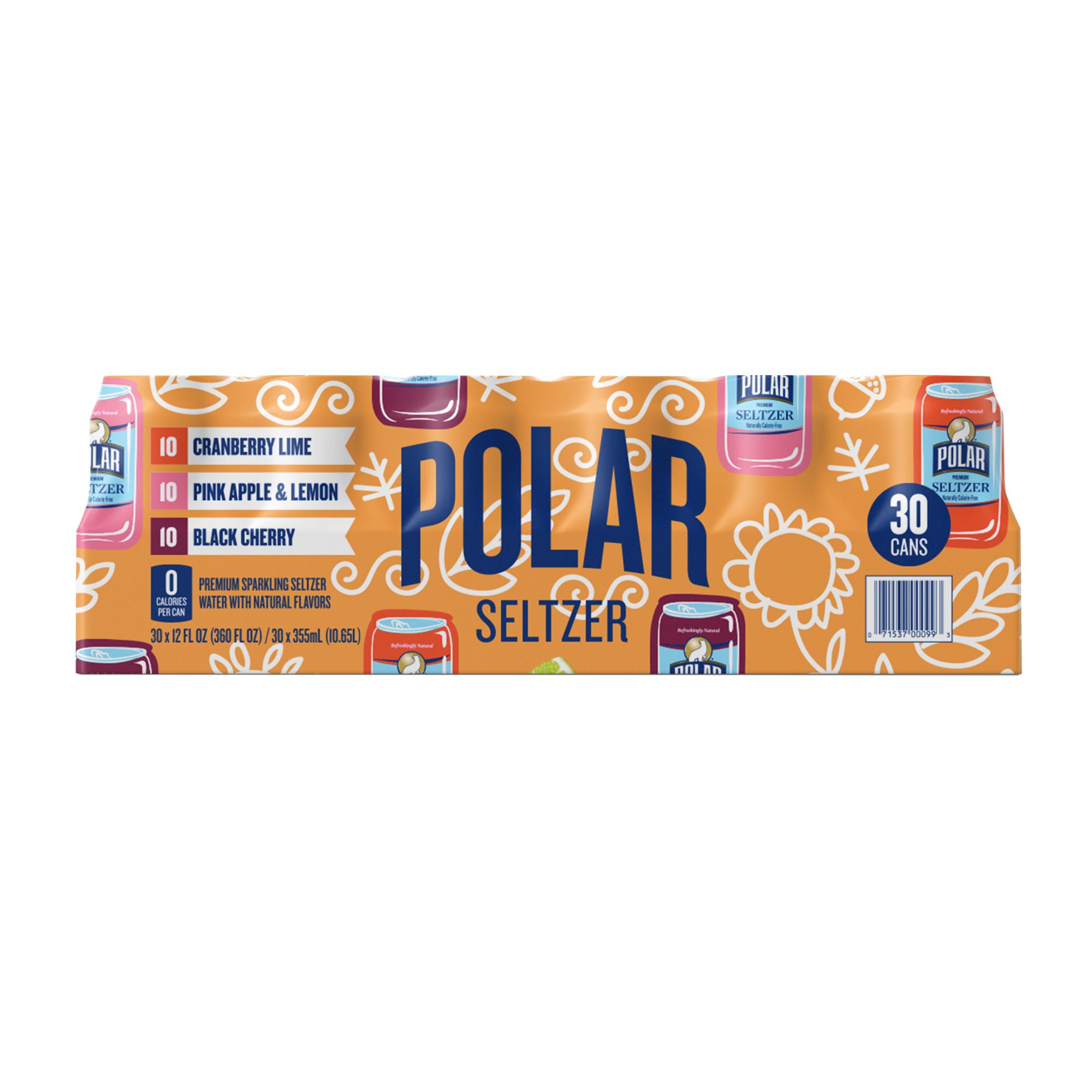 Polar Seltzer Variety Pack, 32 ct./12 oz.