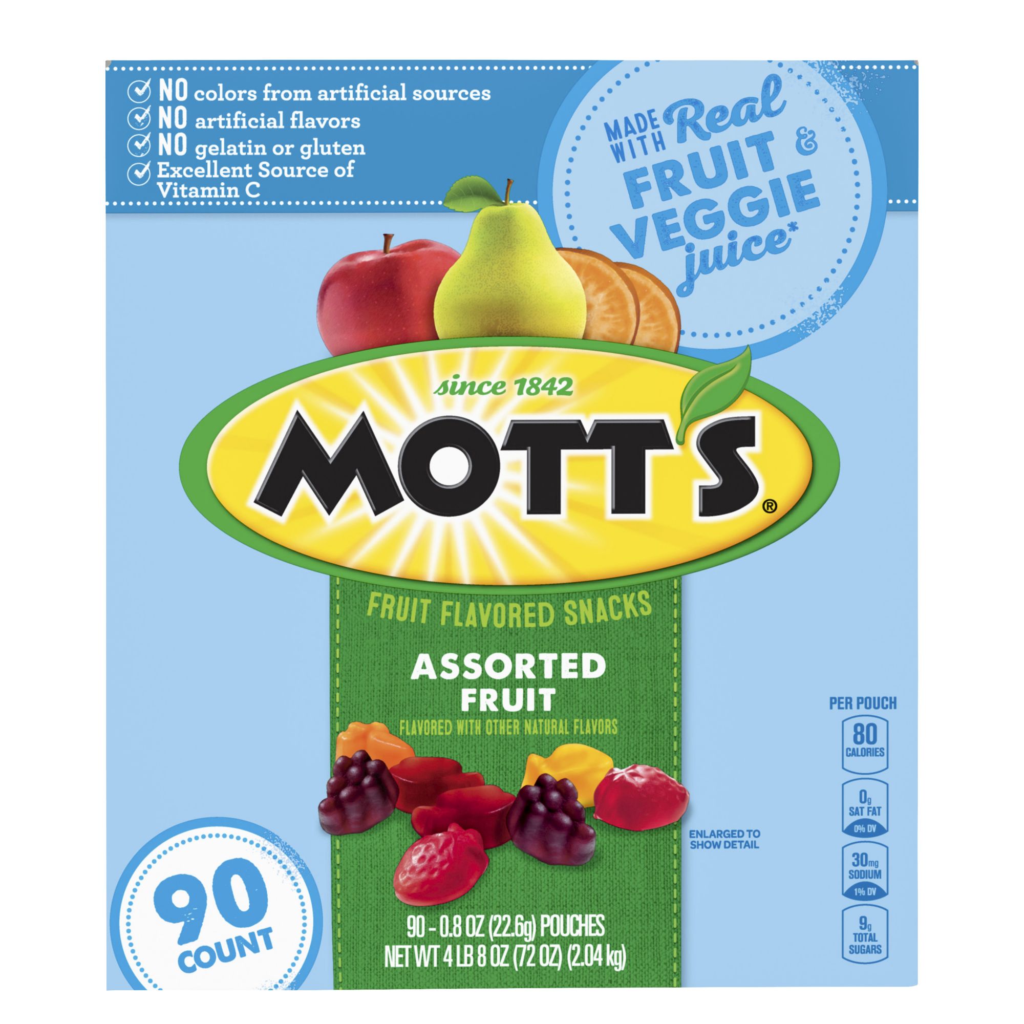 Mott's Fruit Flavored Snacks, 90 ct.