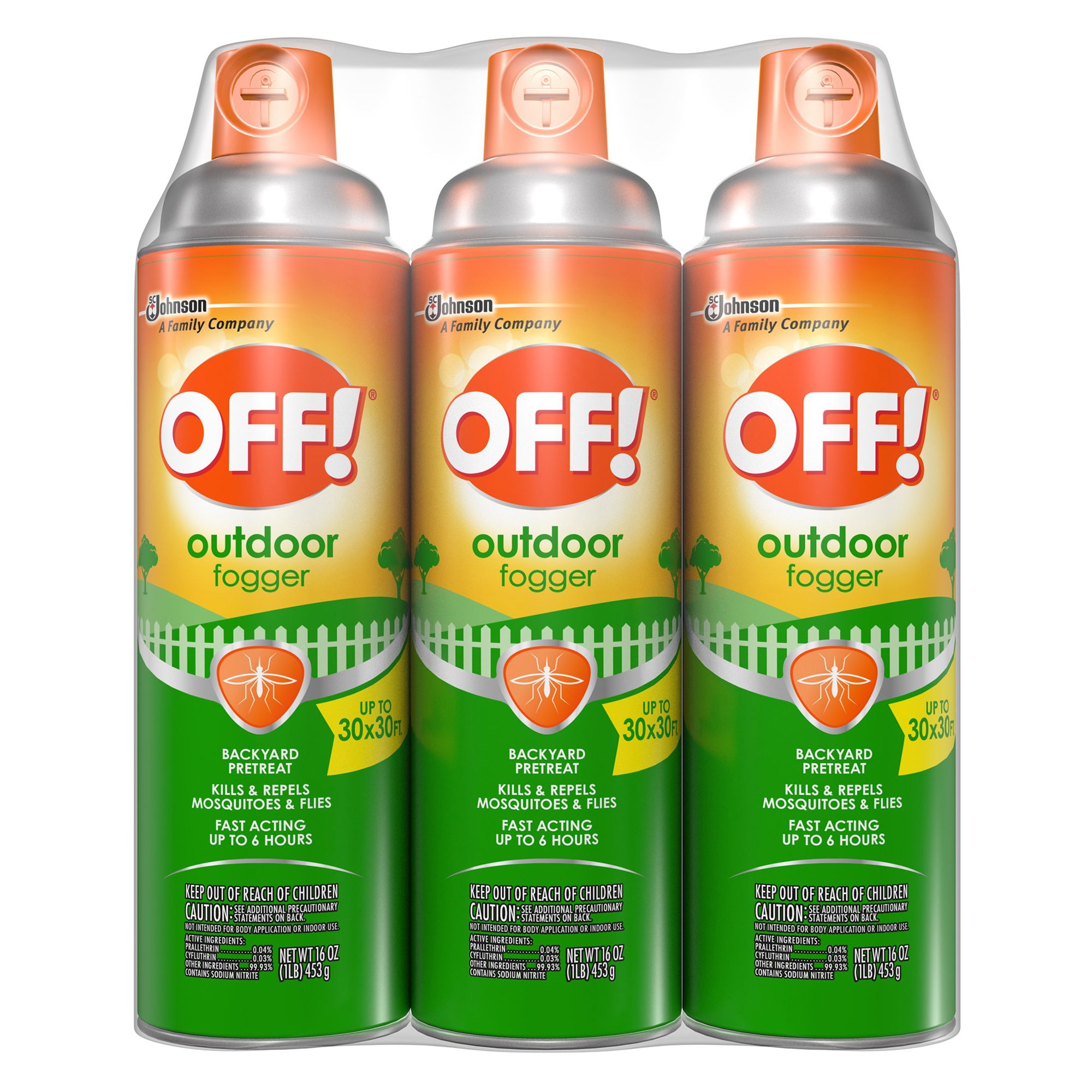 OFF! Yard and Deck Outdoor Fogger, 3 pk./16 oz.