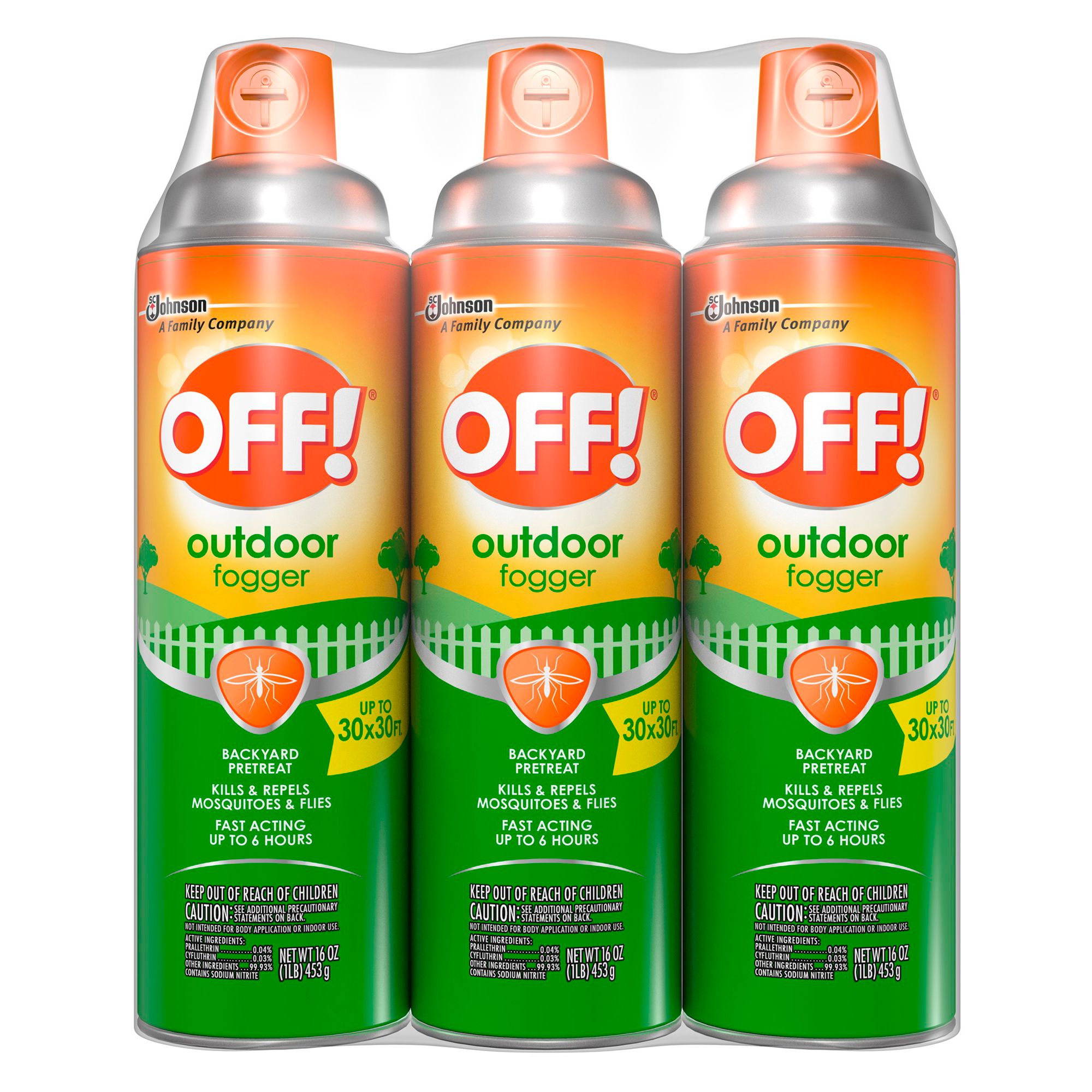 OFF! Yard and Deck Outdoor Fogger, 3 pk./16 oz.