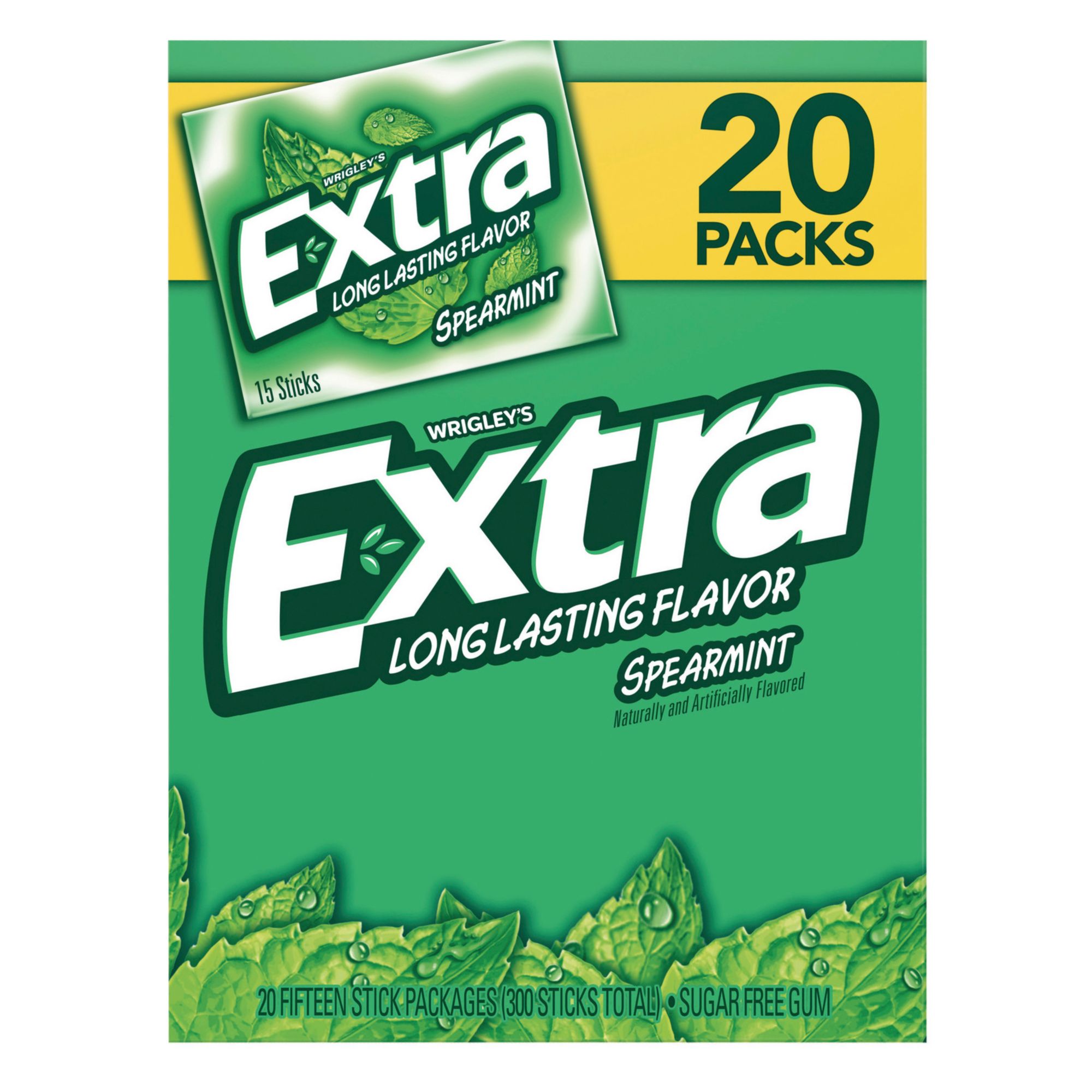 Extra Mint Sugar Free Chewing Gum Bulk Variety Pack (15 pc., 20 pk