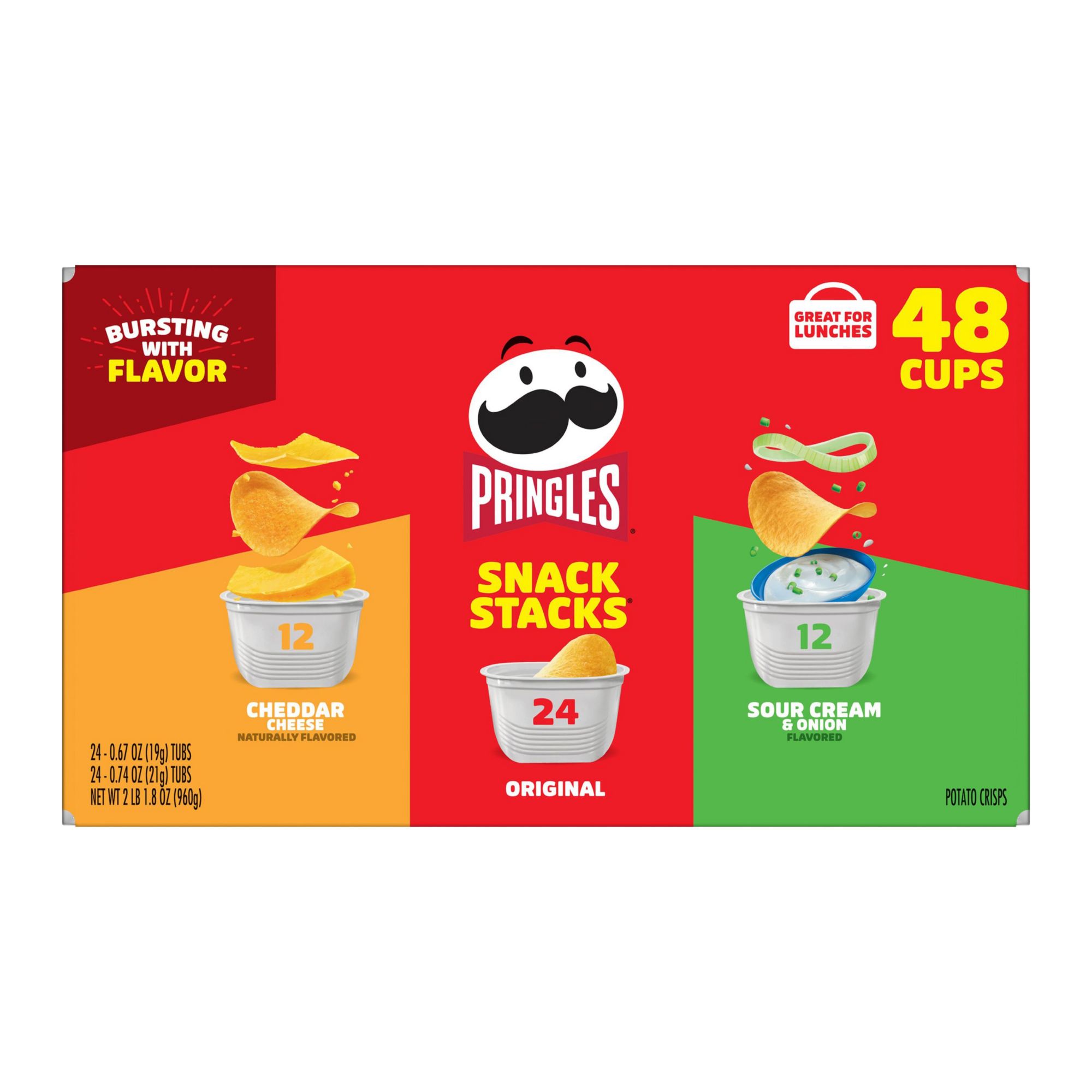 Pringles Snack Stacks Variety Pack, 48 ct.