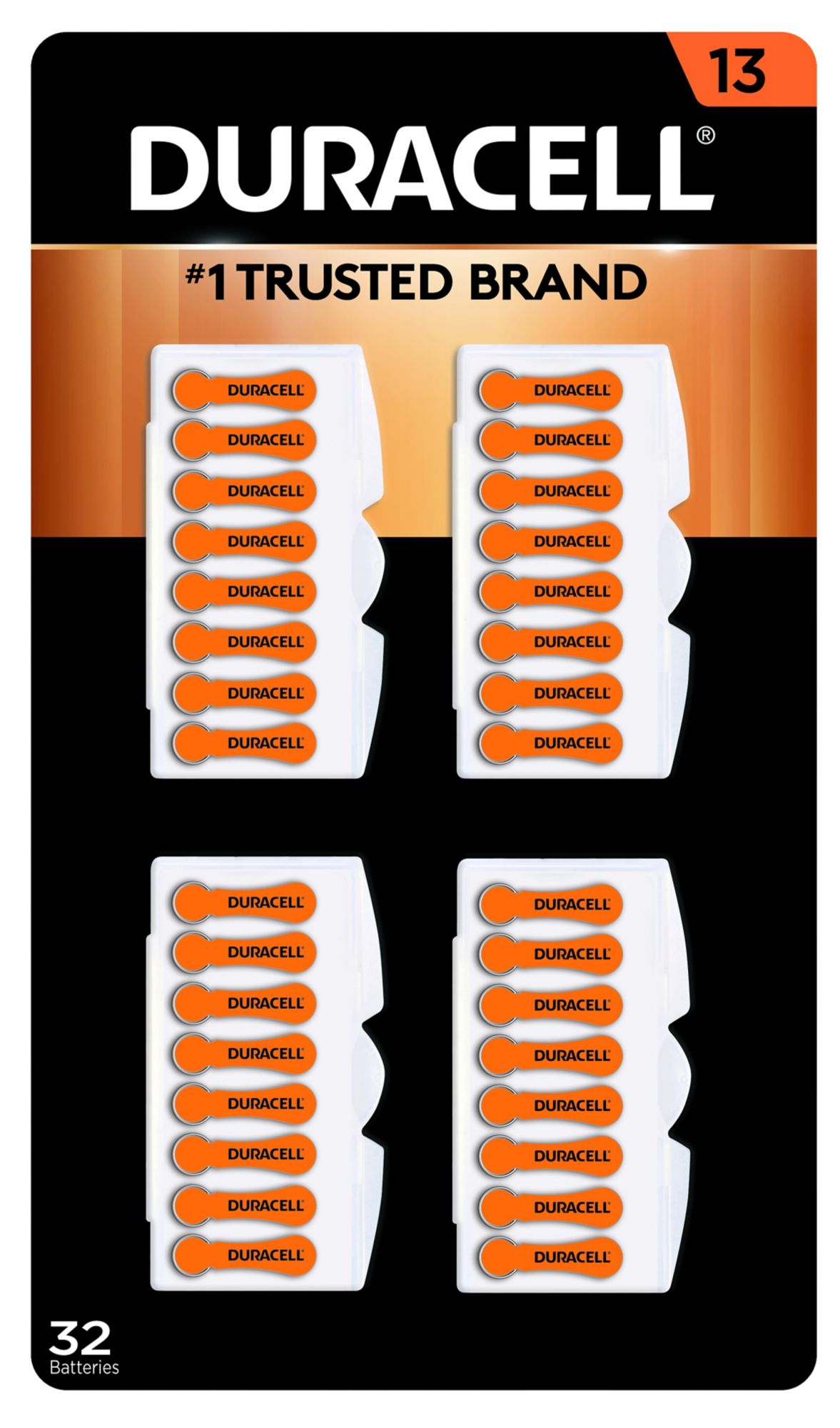 Duracell Hearing Aid 13 Battery, 32 ct.