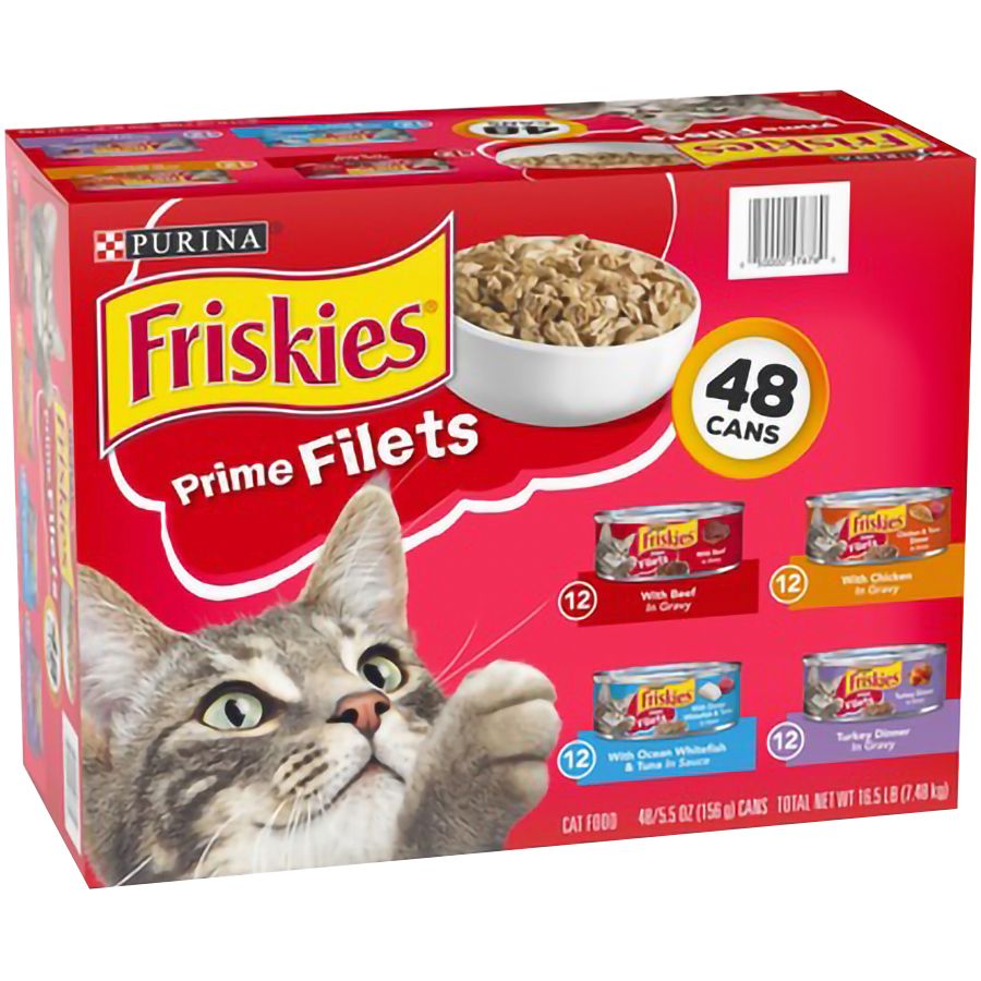 purina friskies prime filets wet cat food