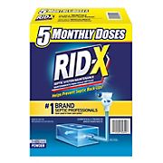 RID-X Septic Treatment, 5 Month Supply Of Powder, 49 oz.