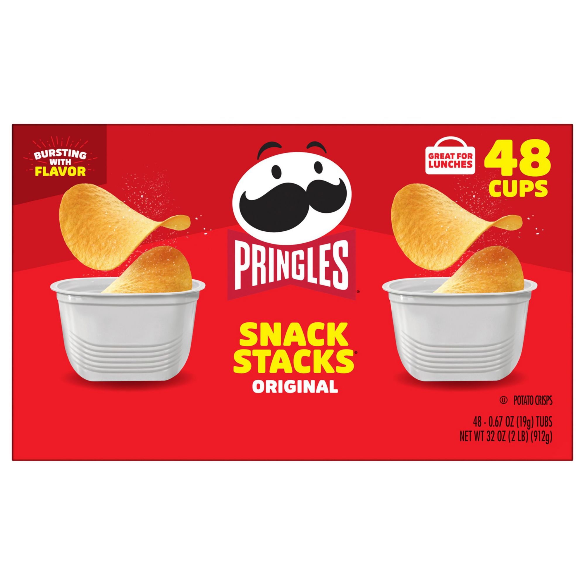 Pringles Potato Crisps Chips, Variety Pack, Snacks Stacks (33.8 oz. box, 48  ct.) - Sam's Club