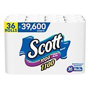 Scott 1100-Sheets,1-Ply Bath Tissue, 36 pk.