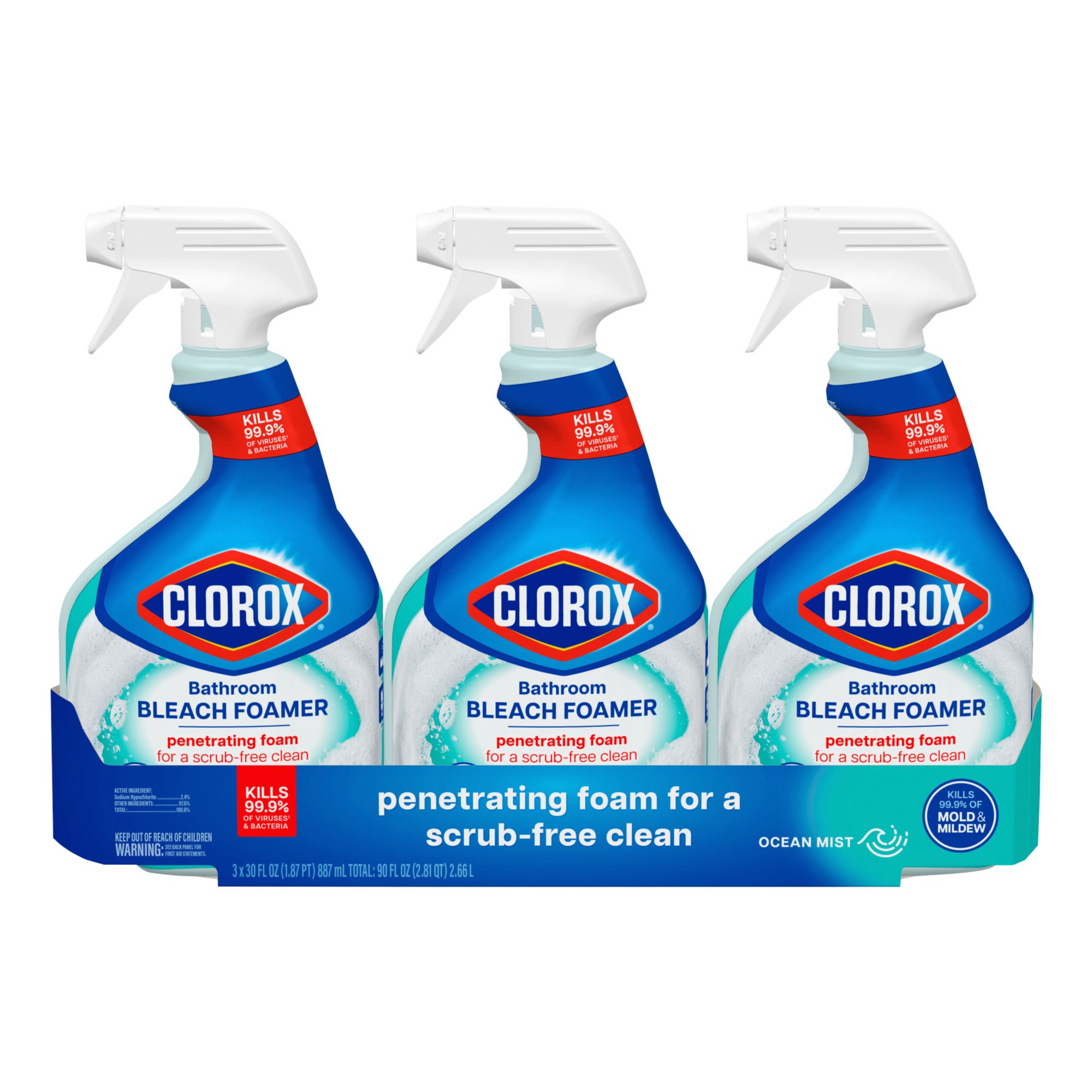 Clorox Bathroom Cleaner 3 Pk 30 Oz Bjs Wholesale Club