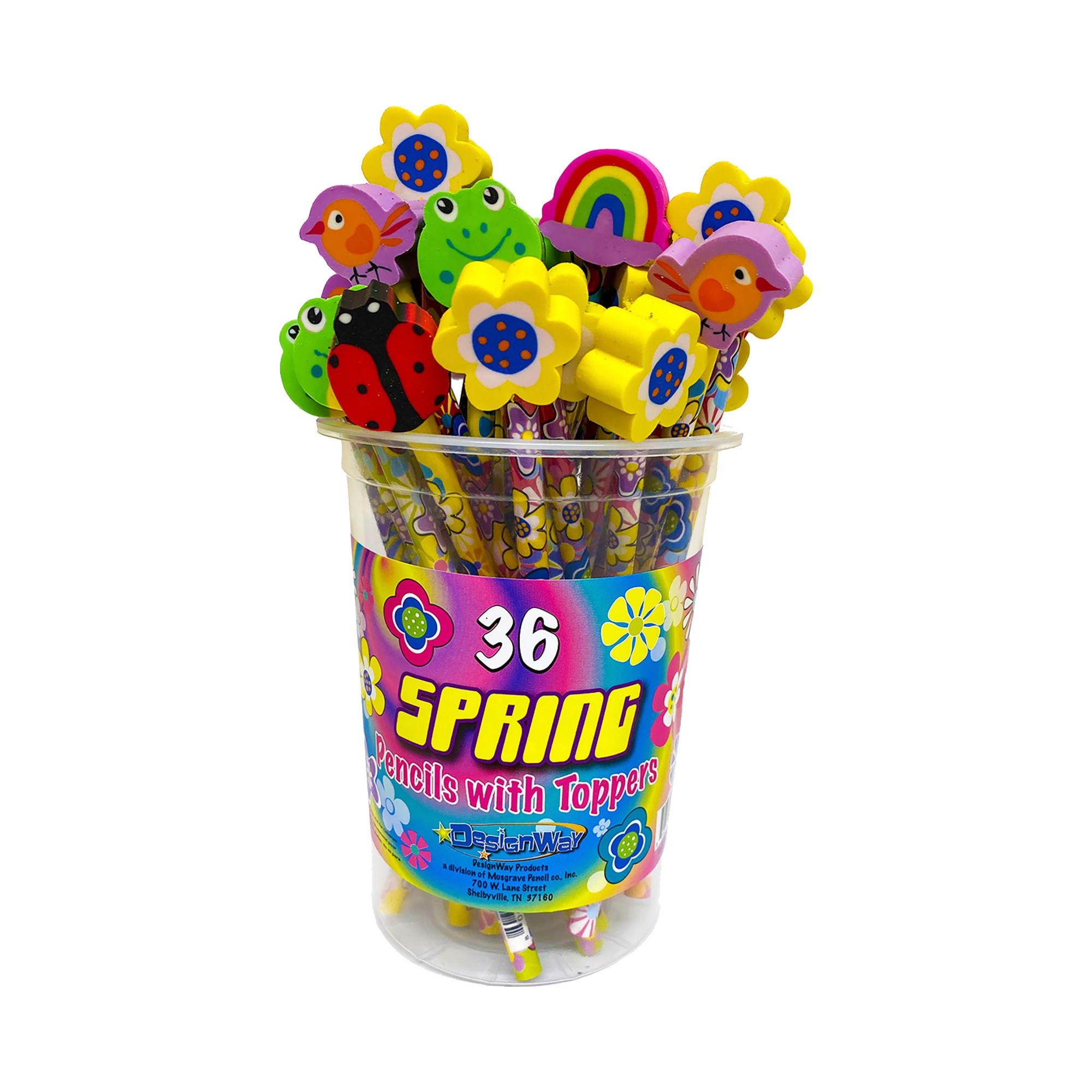 DesignWay Spring Topper Pencils, 36 ct.