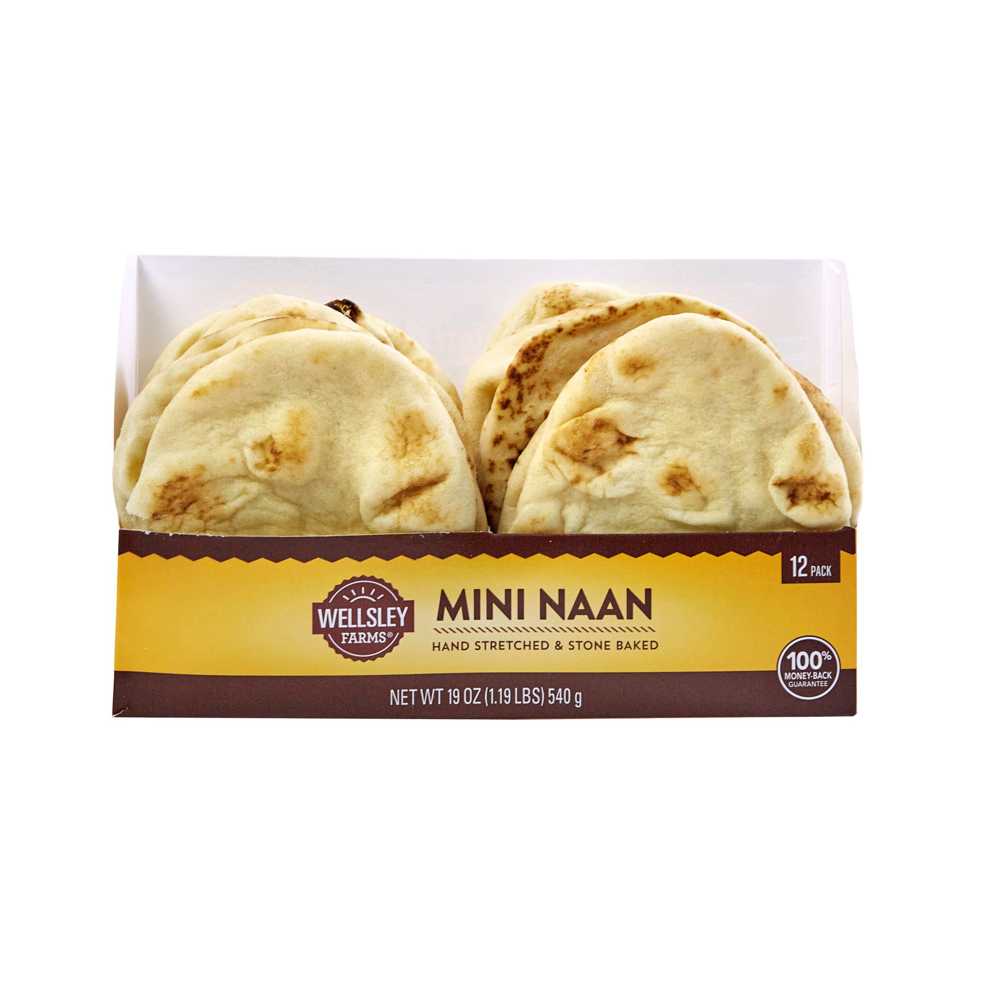 Wellsley Farms Mini Naan, 12 ct.