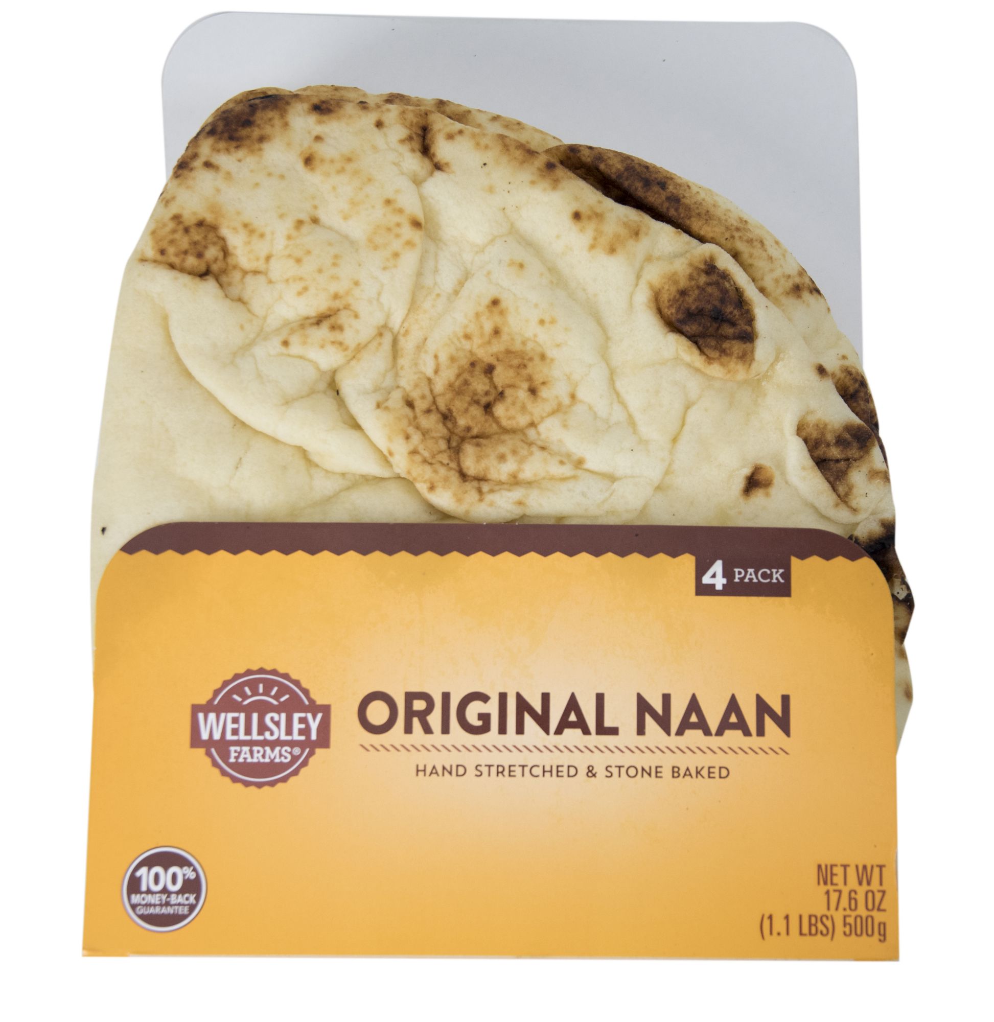 Wellsley Farms Original Naan, 4 ct.