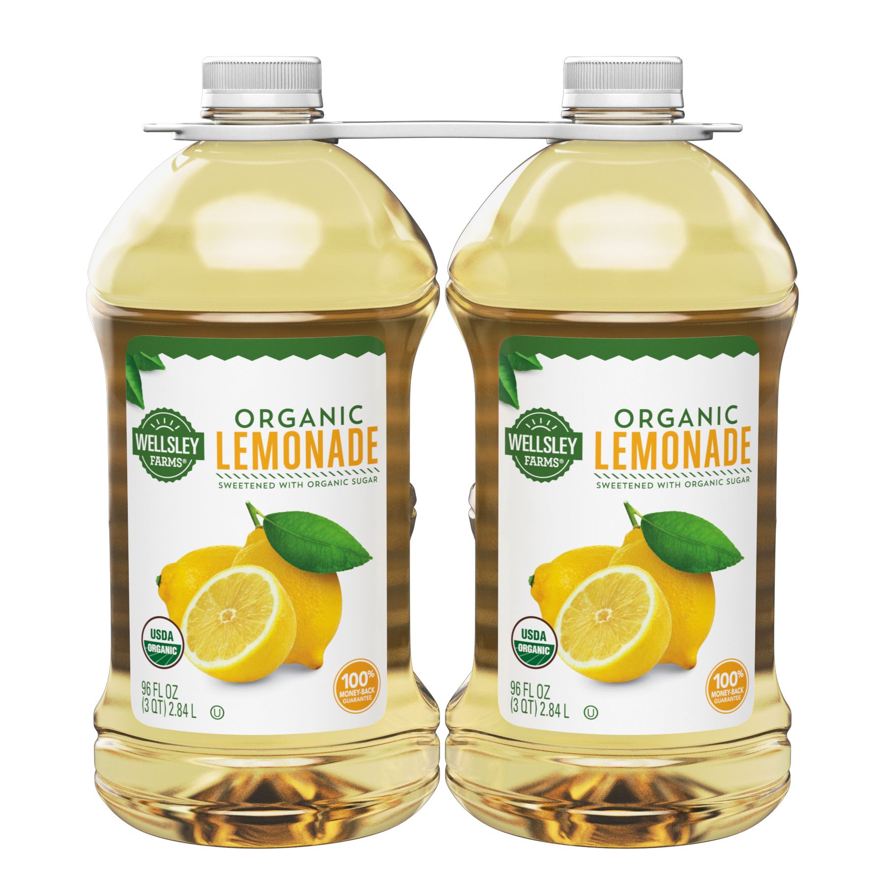 Wellsley Farms Organic Lemonade, 2 pk./96 oz.