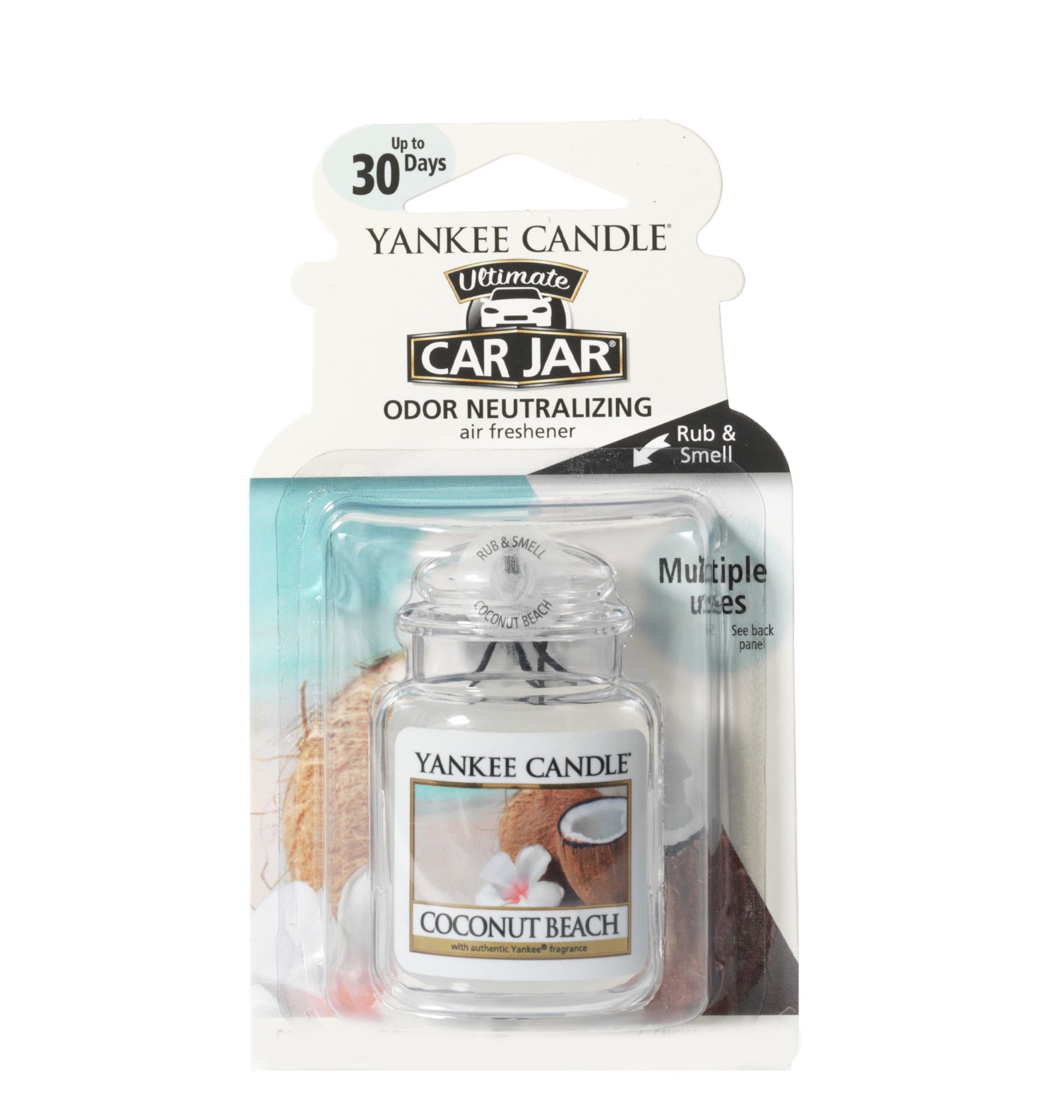 Yankee Candle Black Coconut Car Jar Profumo per auto 1 pz