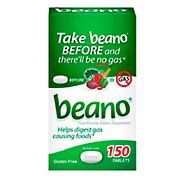 Prestige Beano Food Enzyme Dietary Supplement Tablets, 150 ct.