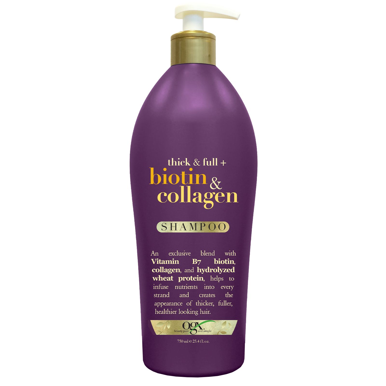 OGX Thick & Full Biotin & Collagen Shampoo, 25.4 oz.