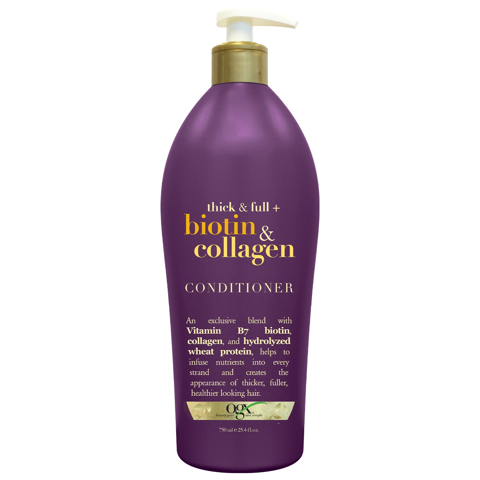 OGX Thick & Full Biotin & Collagen Conditioner, 25.4 oz.