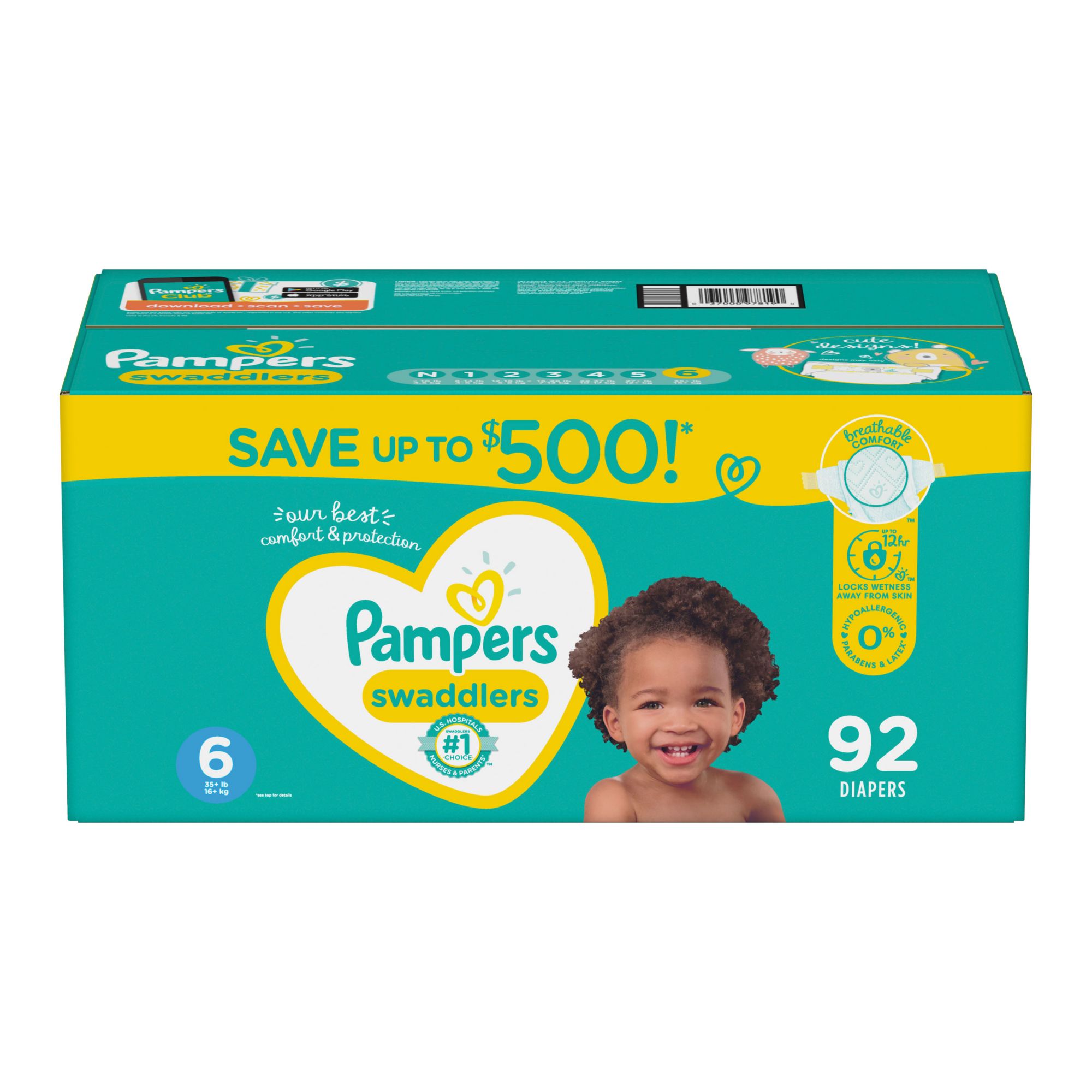 pampers swaddlers newborn 120