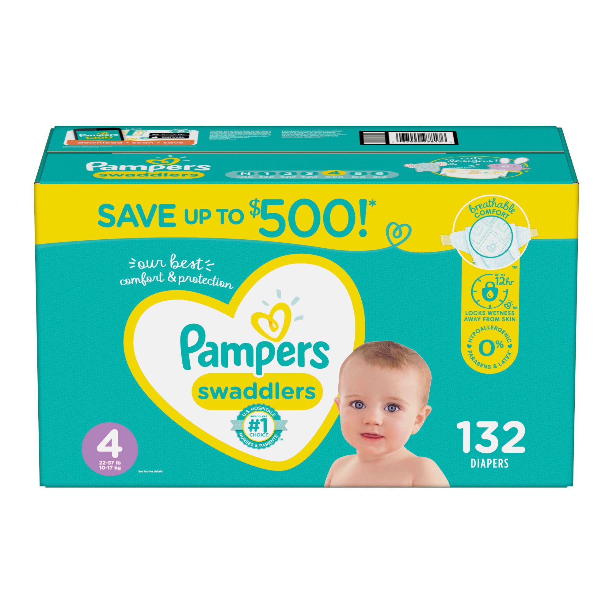 Great Savings on Size 4 Diapers