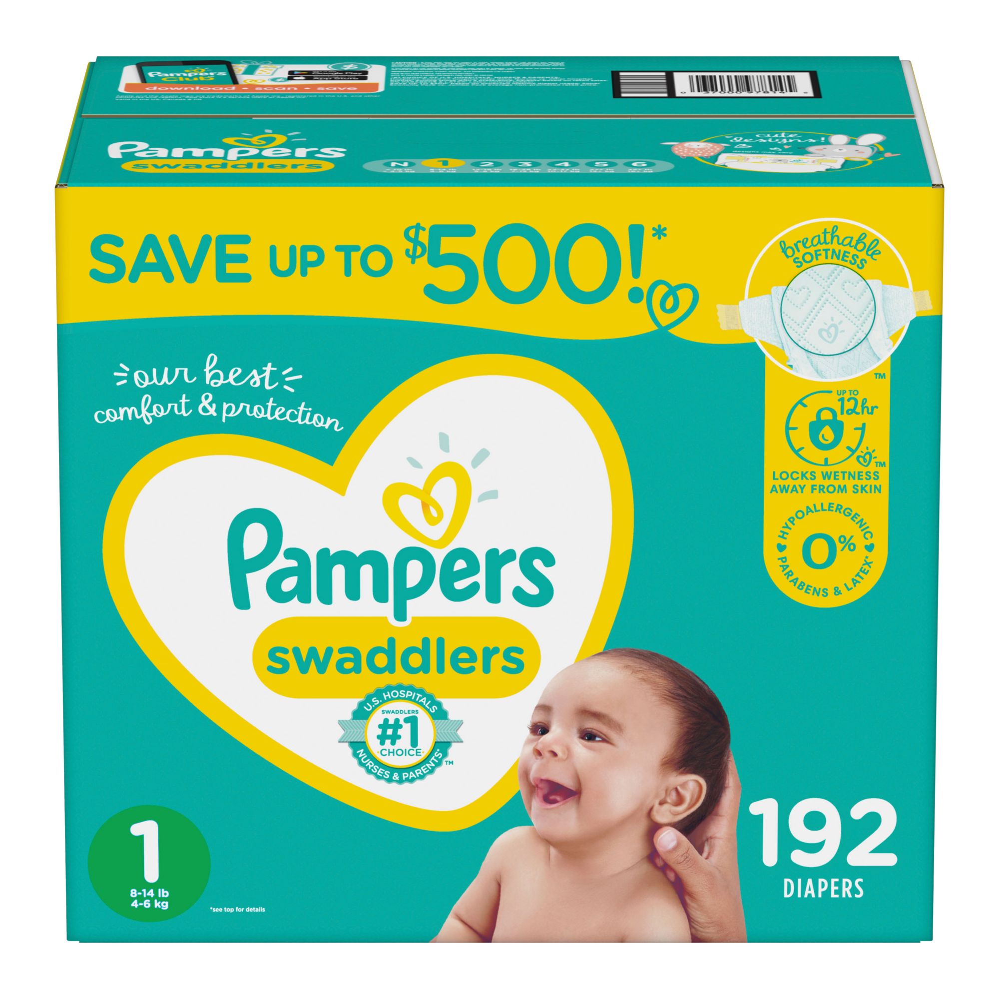 Pampers Swaddlers Diapers (Select Size)