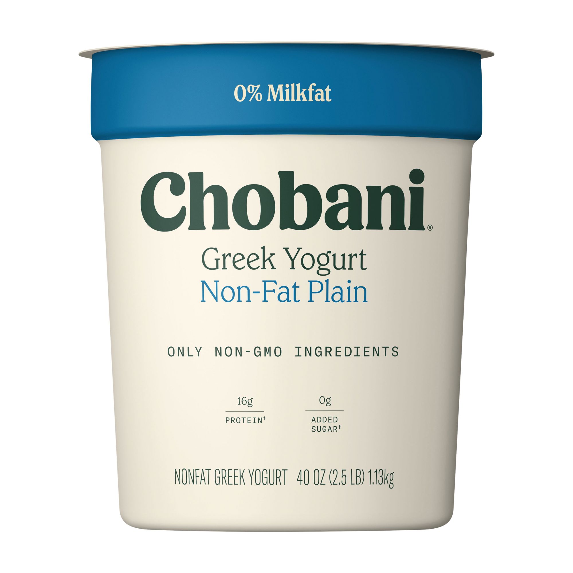 Chobani Plain Nonfat Greek Yogurt - 5.3oz