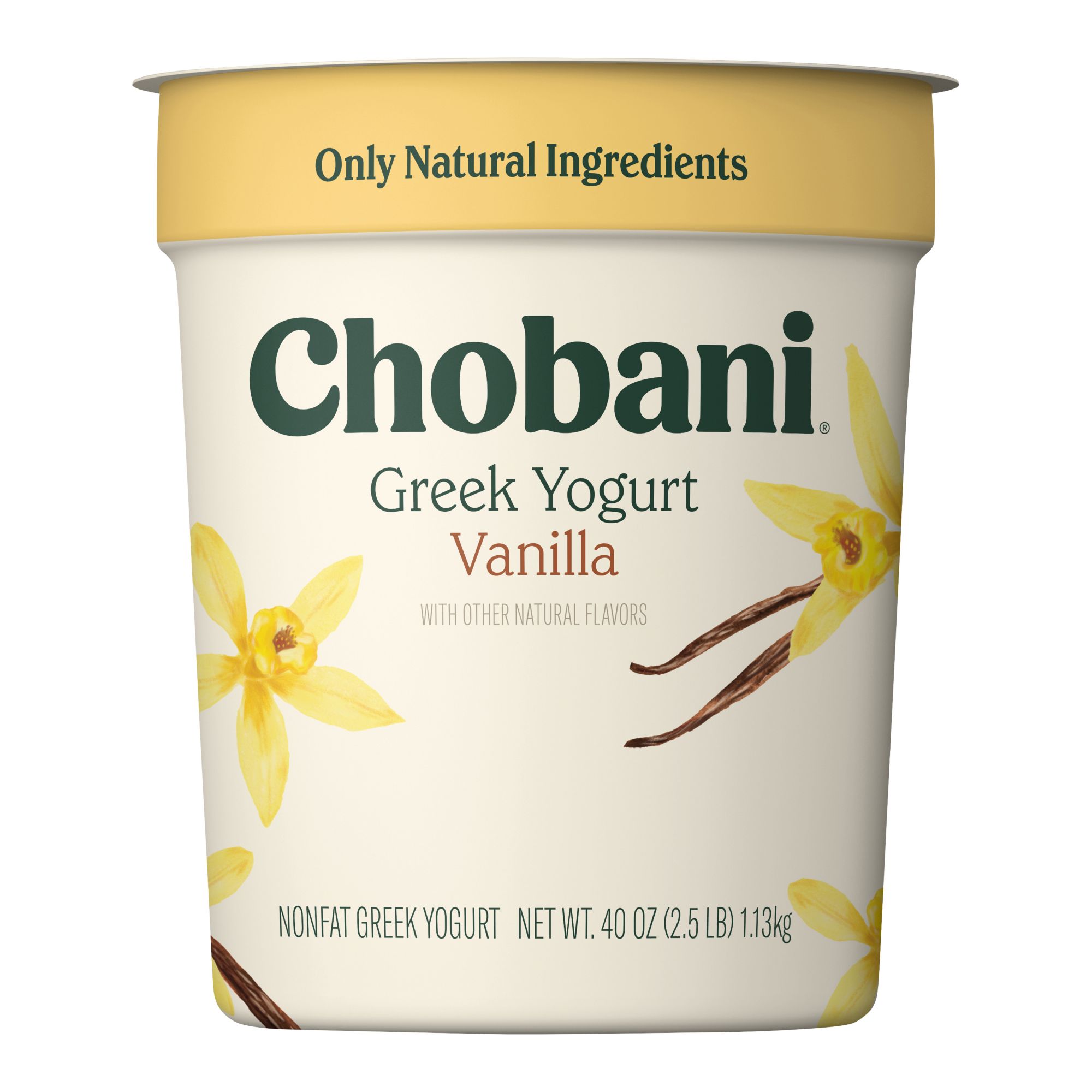 Chobani 0% Vanilla Blended Greek Yogurt, 40 oz.