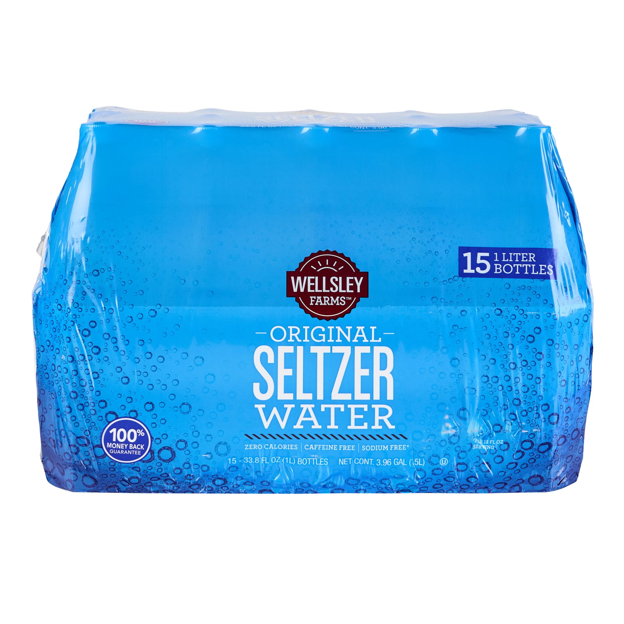 Wellsley Farms Seltzer, 15 ct./1L