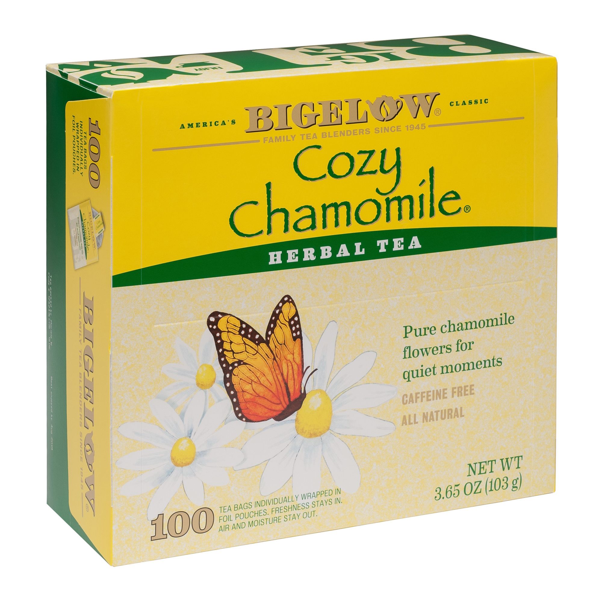 Bigelow Cozy Caffeine Free Chamomile Tea, 100 ct.