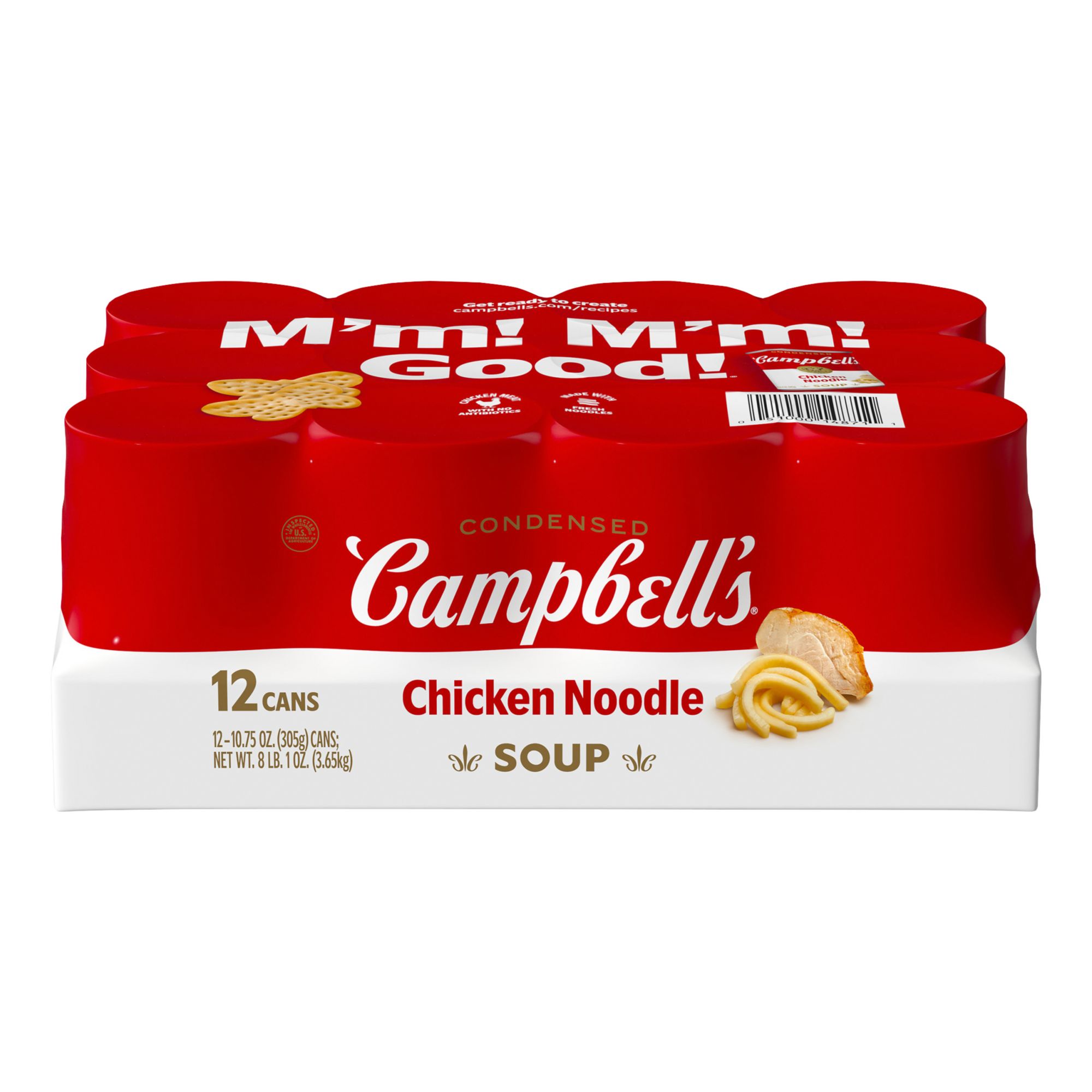  Campbell's Condensed Cream of Shrimp Soup, 10.5 Ounce Can  (Pack of 12) : Soups Stews And Stocks : Grocery & Gourmet Food