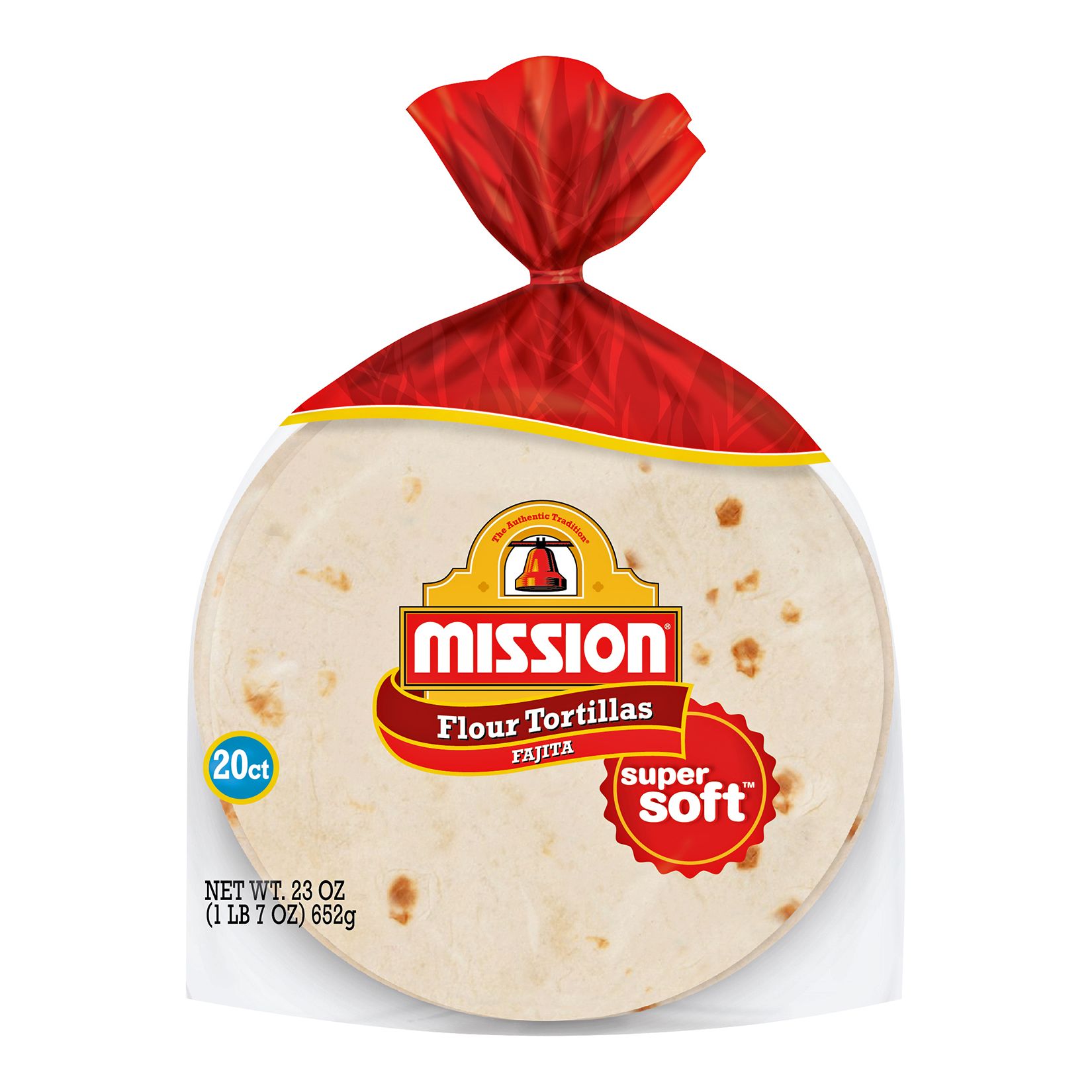 Mission Fajita Flour Tortillas, 20 ct.