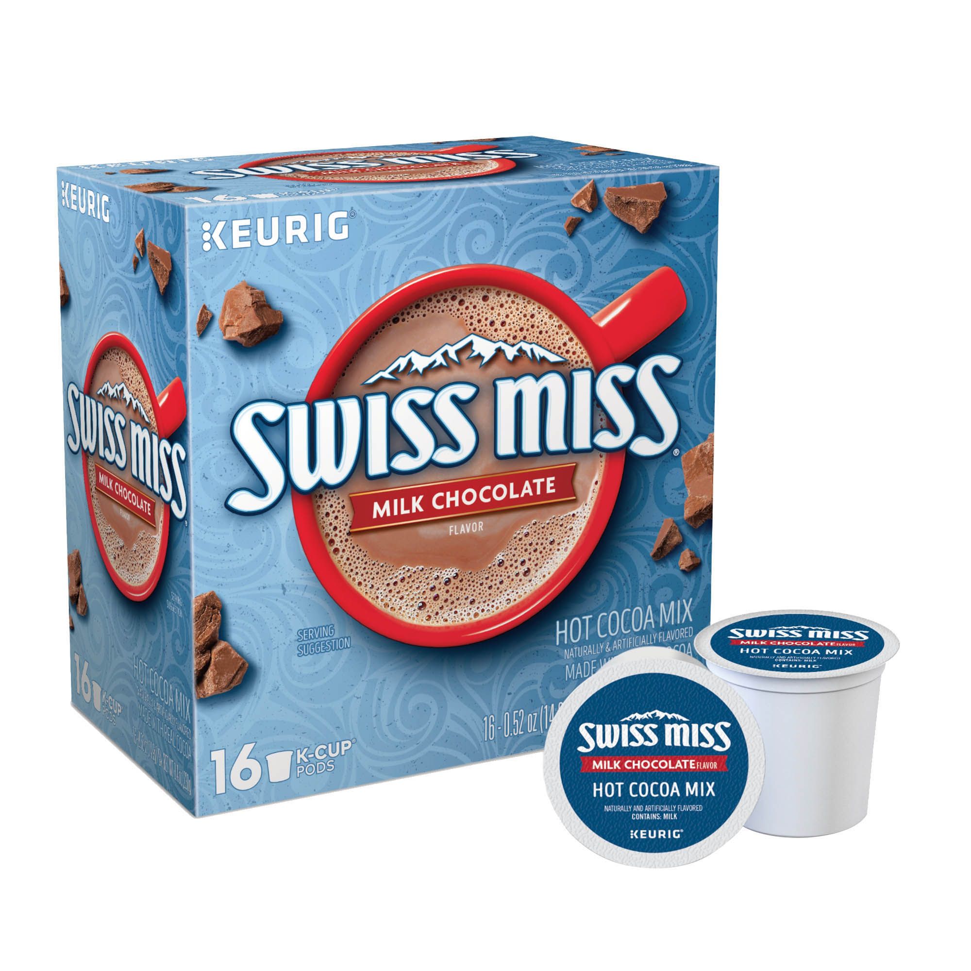 swiss miss light hot cocoa k cups