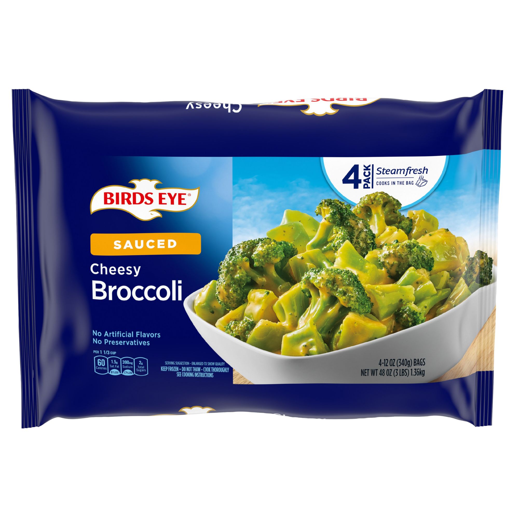 Birds Eye Broccoli and Cheese Sauce, 4 pk./12 oz.