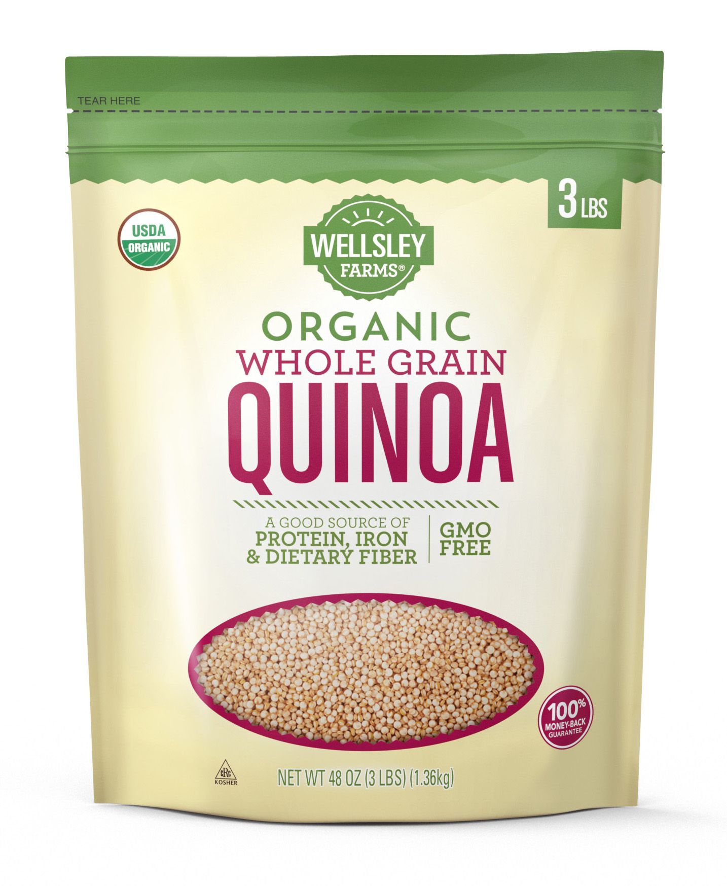 Wellsley Farms Organic Quinoa, 3 lbs.