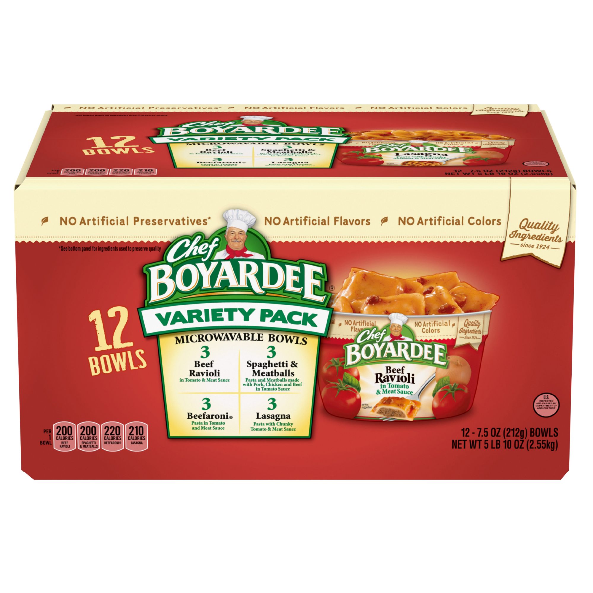 Save on Chef Boyardee Mini Micro Beef Ravioli in Tomato & Meat