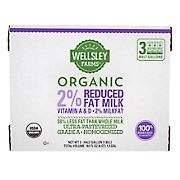 Wellsley Farms Organic 2% Milk, 3 pk./64 fl. oz.