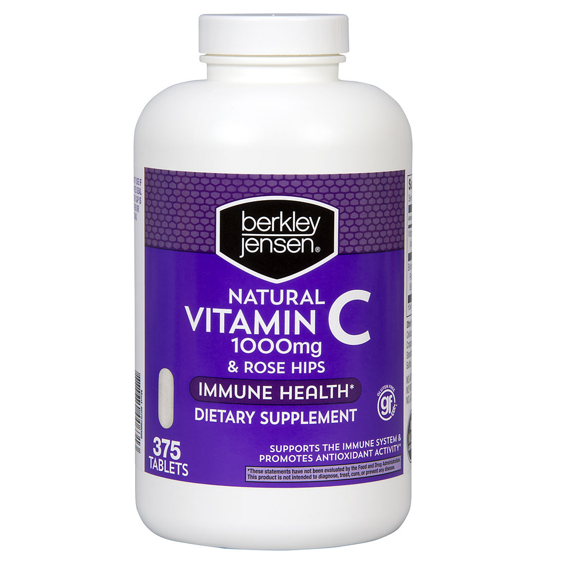 Berkley Jensen Vitamin C 1000mg With Natural Rose Hips Tablets 375 Ct