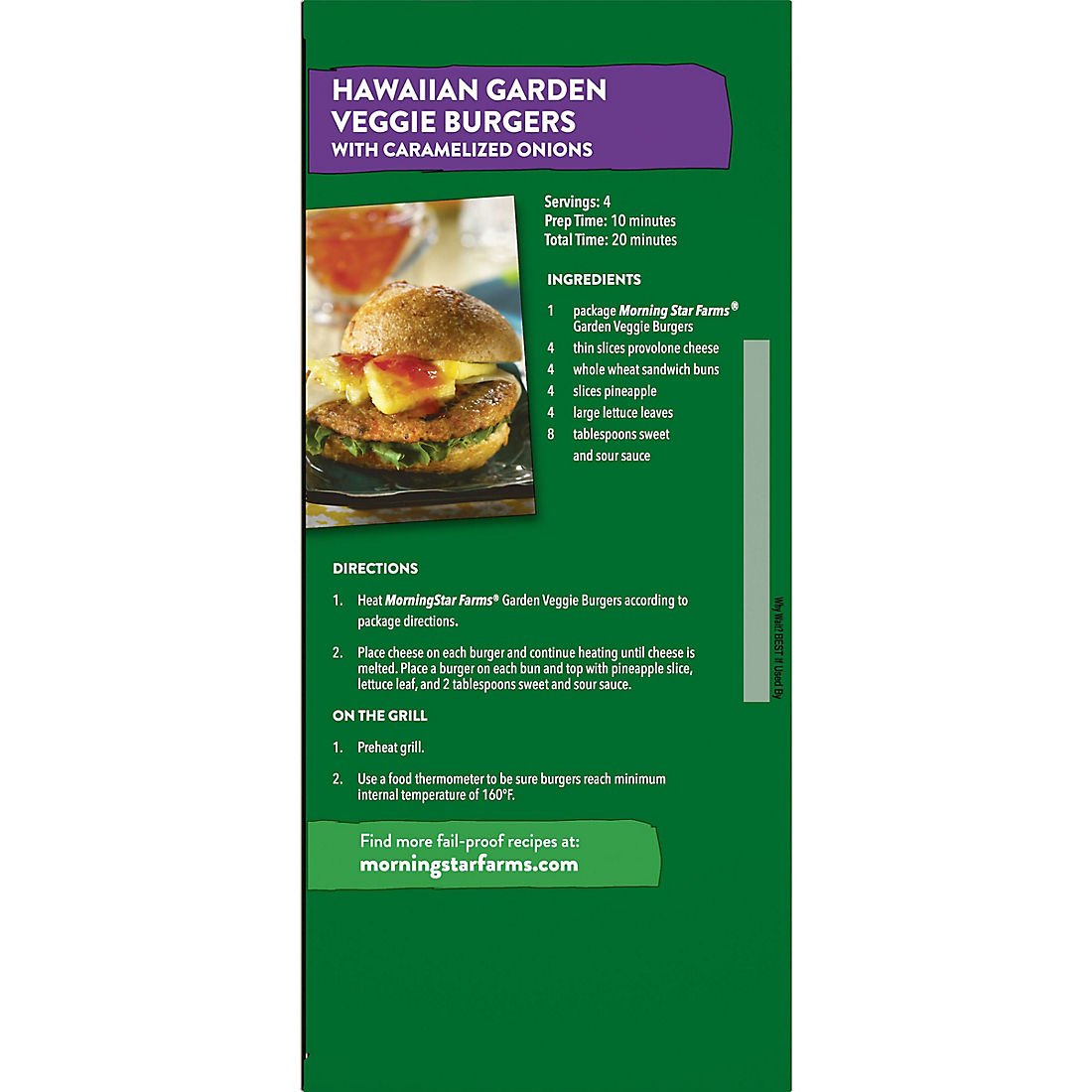 Morningstar Farms Garden Veggie Burgers 16 Ct Bjs Wholesale Club