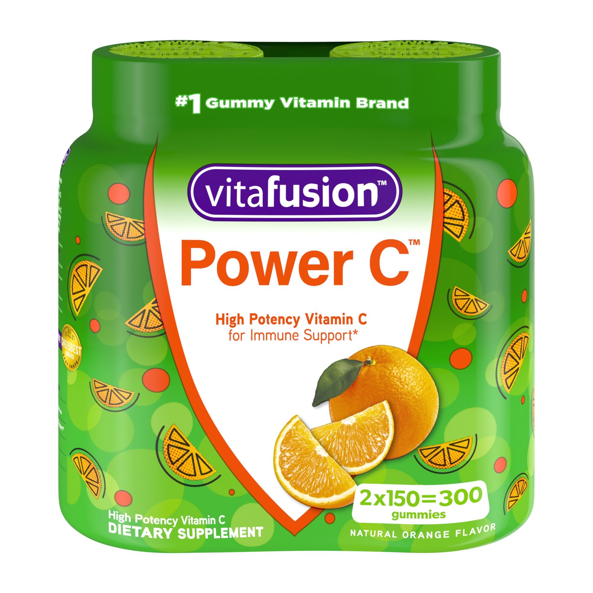 Vitafusion Power C Gummy Vitamin, 2 pk./150 ct.