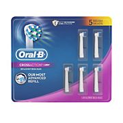 Oral-B CrossAction Replacement Electric Toothbrush Heads, 5 pk.