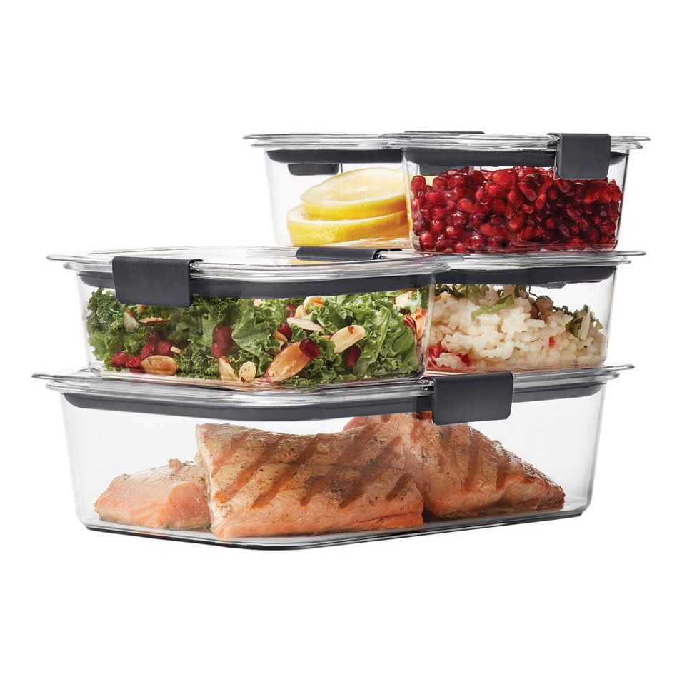 Rubbermaid Brilliance 10 Pc Food Storage Set Bjs Wholesale Club